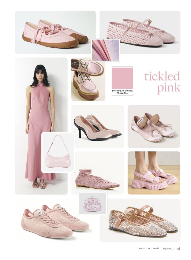 SERMA157-FLIPBOOK-53.jpg Soft pink footwear updates urban silhouettes with bright accents