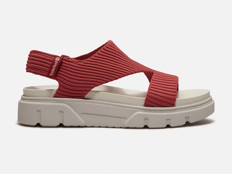 SNDALIAS Greyfield TIMBERLAND TEJIDO MUJER VERANO PRIMAVERA MODA 2026 2027 SERMA FOTO-3.-Womens-Greyfield-Backstrap-Sandal-TBL-Red-Knit-HERO.jpg TIMBERLAND’s Greyfield sandals. Urban and functional aesthetics