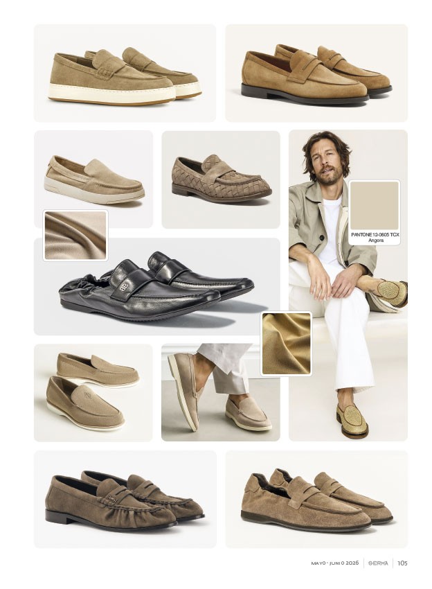 Mocasines sport actualizan suelas, color y capelladas blandas