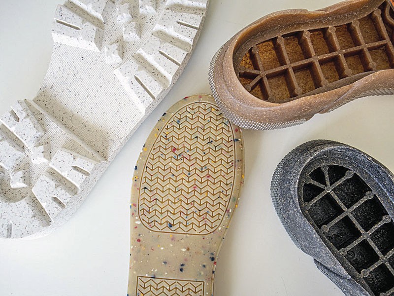 Materiales reciclados para calzados