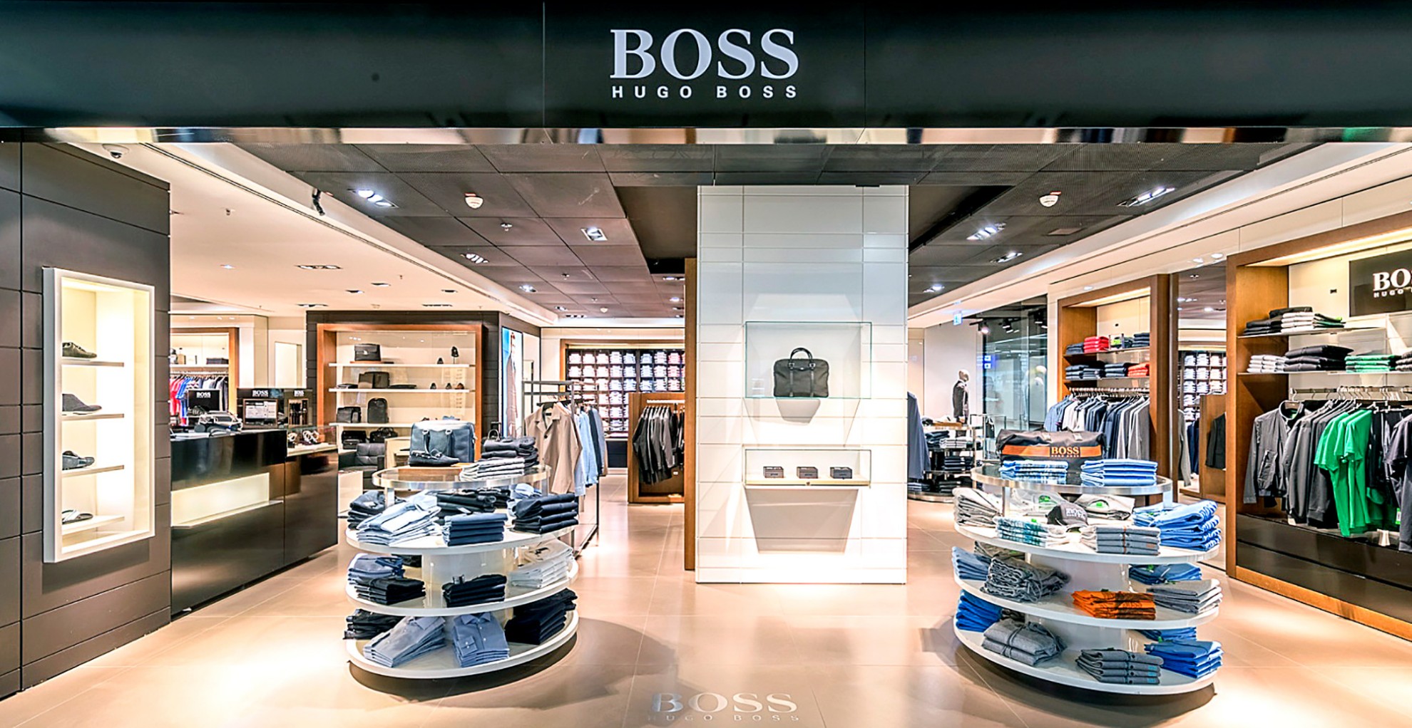 Brands inside: HUGO BOSS
