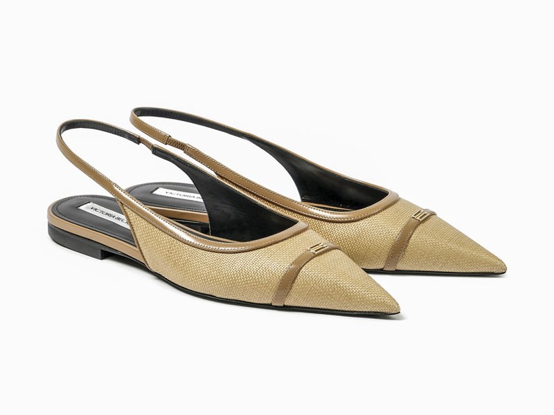 Flat slingback shoes