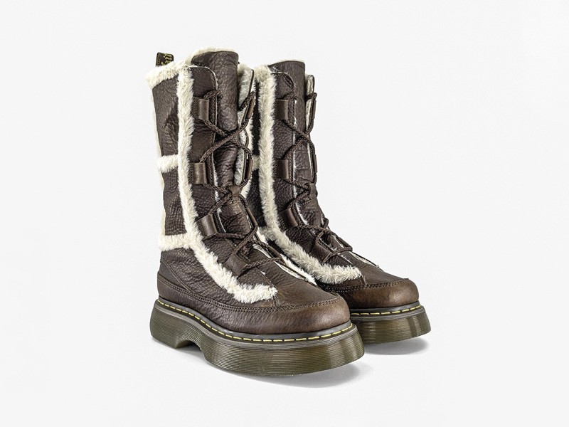 Botas altas de invierno con silueta definida y tacones