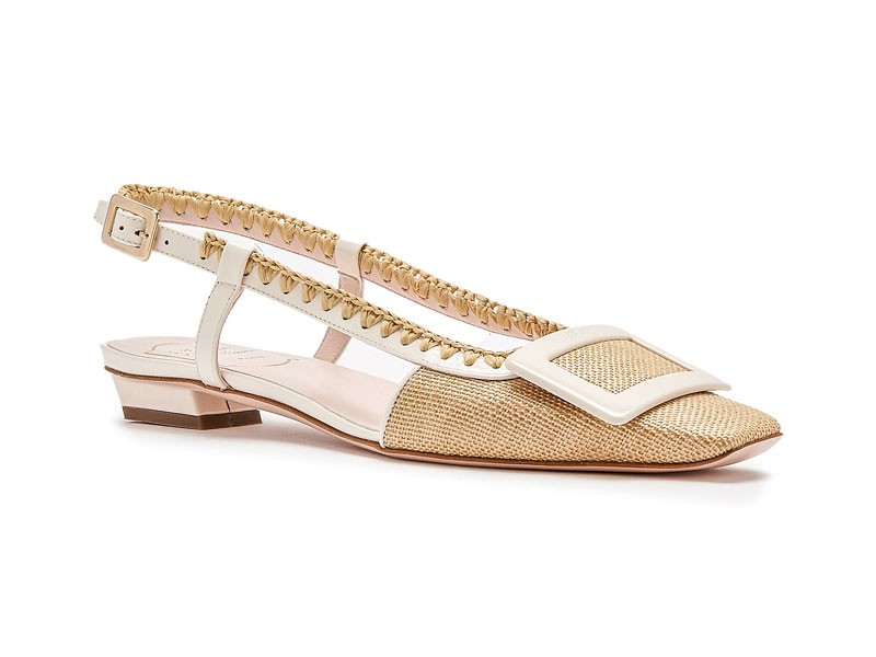 Flat slingback shoes