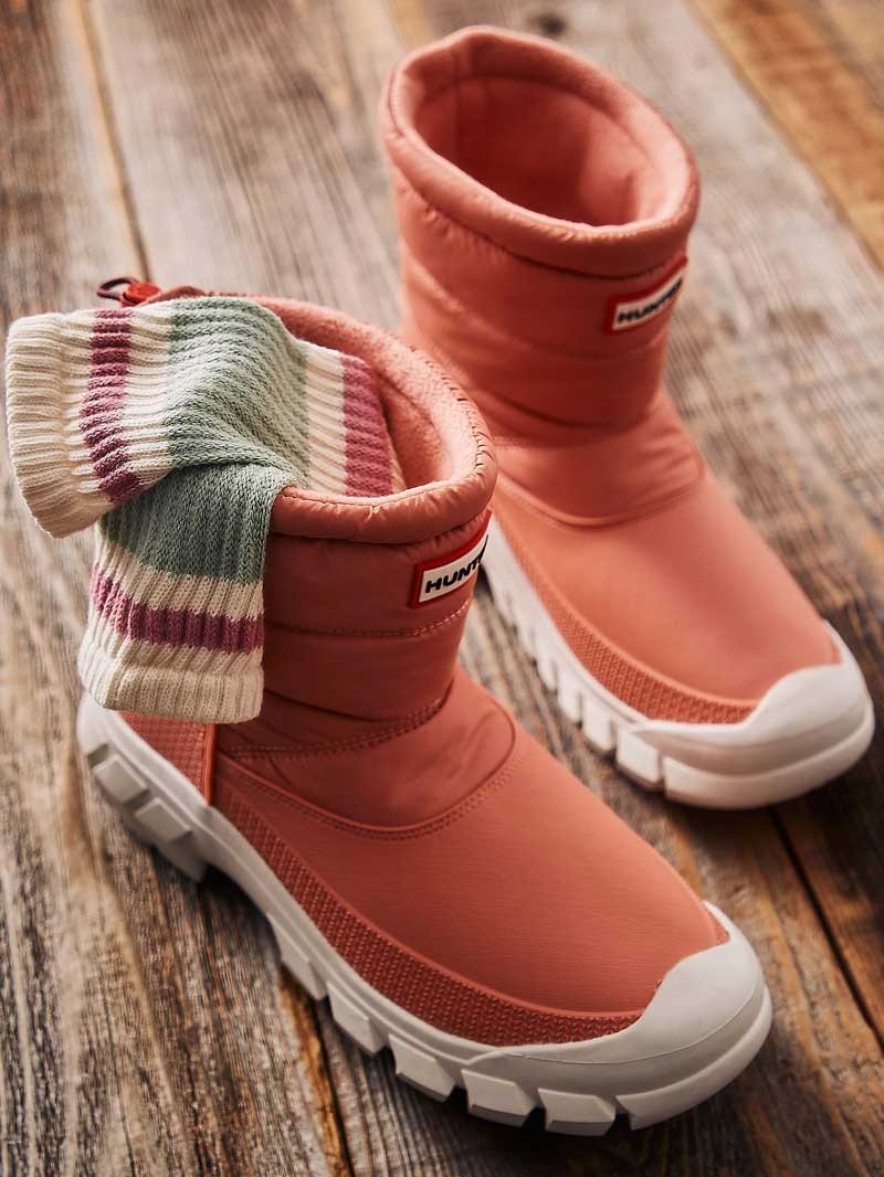 Las botas de nieve HUNTER también irrumpen  en la moda urbana