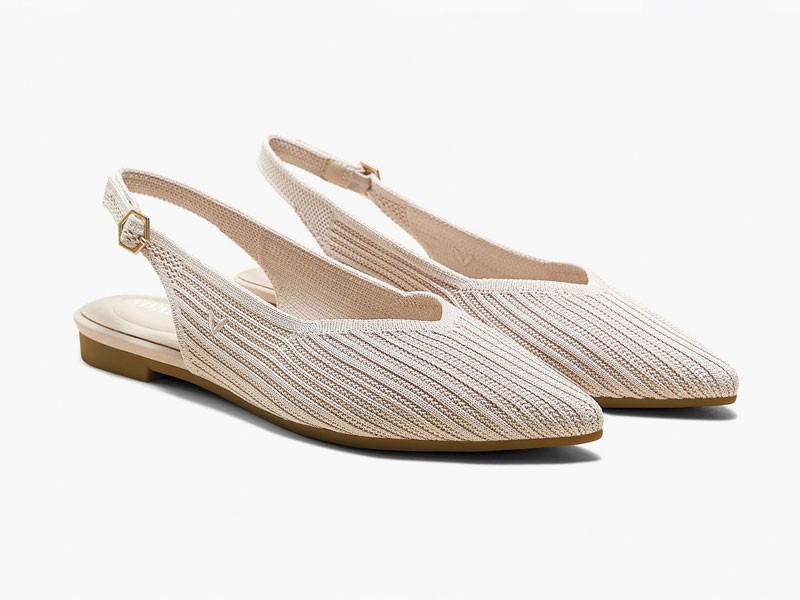 Flat slingback shoes